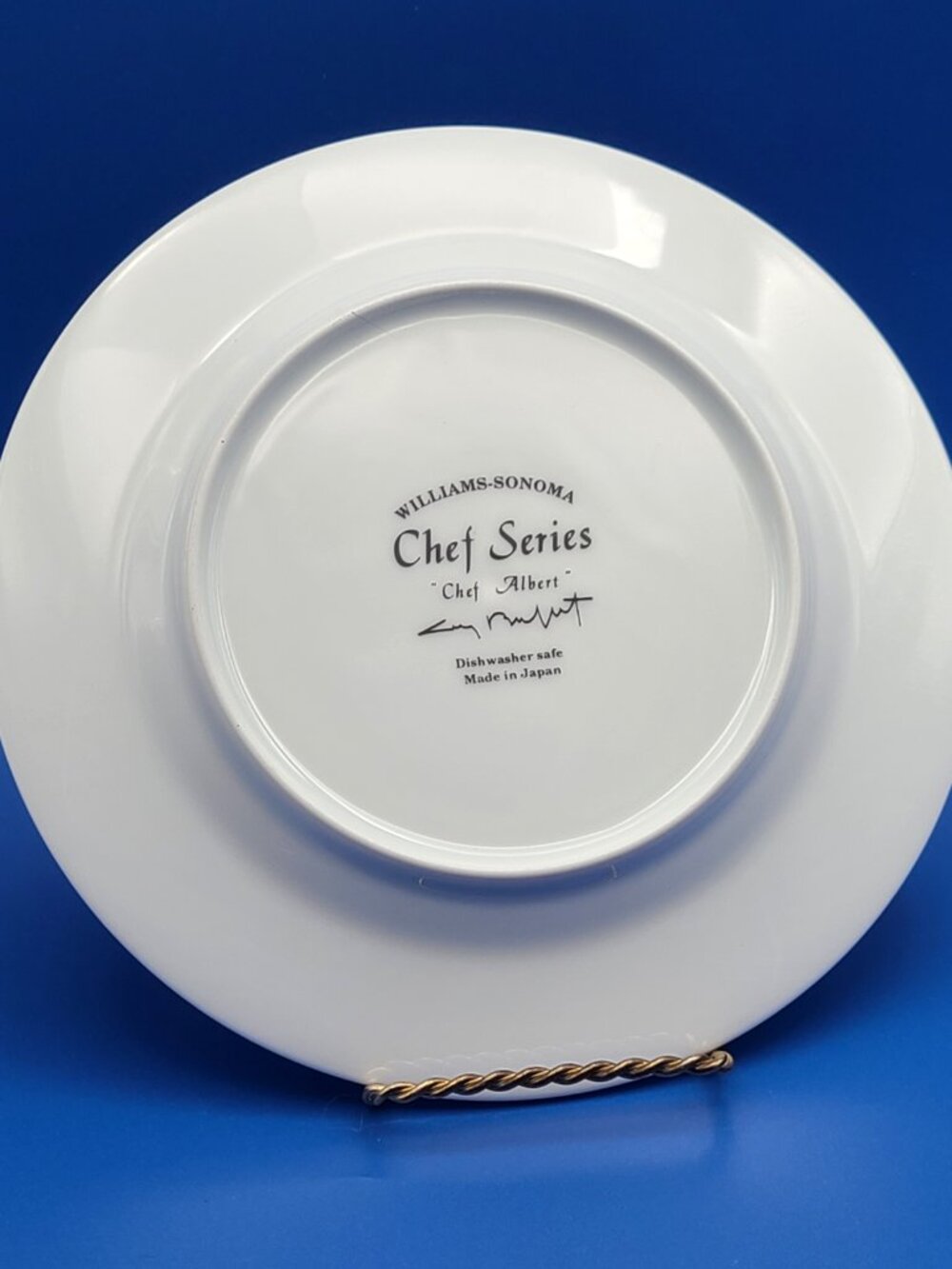 6 Williams Sonoma Guy Buffet Vintage Chef Series Dessert Salad Plates - Picture 5 of 14